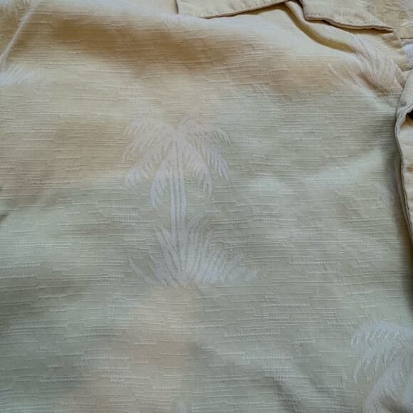 Tommy Bahama Men's Short Sleeve Button Up 100% Silk Shirt Hawaiian‎ L Yellow - Picture 5 of 8